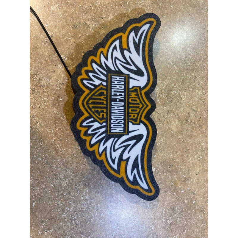 Kronos Works Harley Davidson 3D Printed Light Up LED Lamp