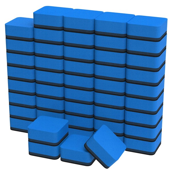 MaxGear Dry Erase Erasers, 48 Pack Magnetic Whiteboard Erasers Dry