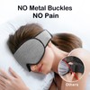 INNELO Cotton Sleeping Mask for Side Sleepers, Improved 3D Light