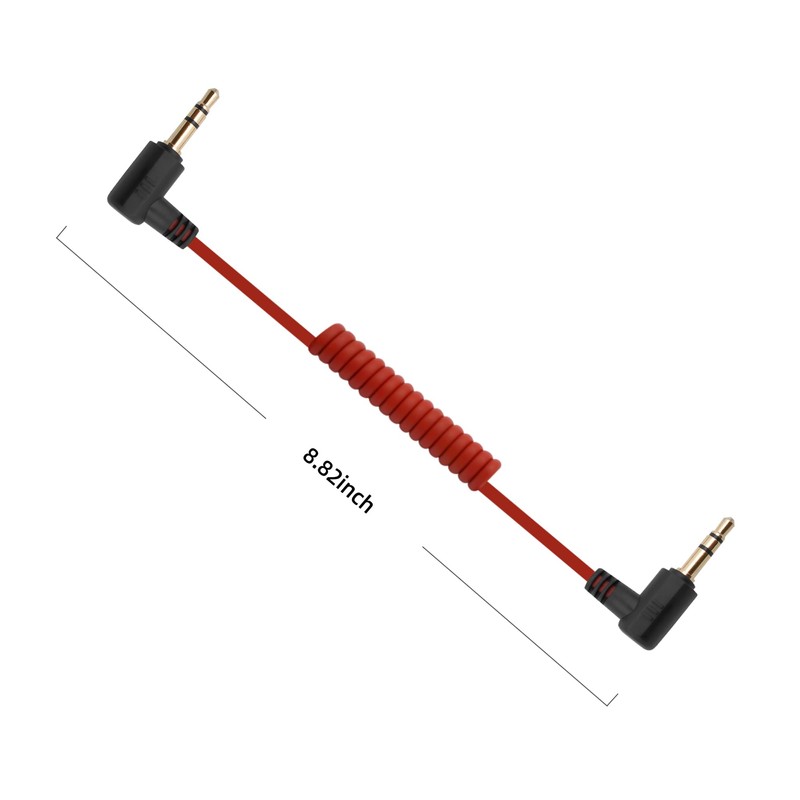 3.5mm TRS to TRS Patch Cable Microphone Adapter Cord Suitable