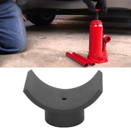 Bottle Jack Adapter, Bottle Jack Lifting Axles Saddle Heavy Duty Iron Black Replacement Fit for Dana 60 70 80 Axles Up to 4 Inch Tubes Ideal for Garage 4x4 Trail Recovery RV Farm