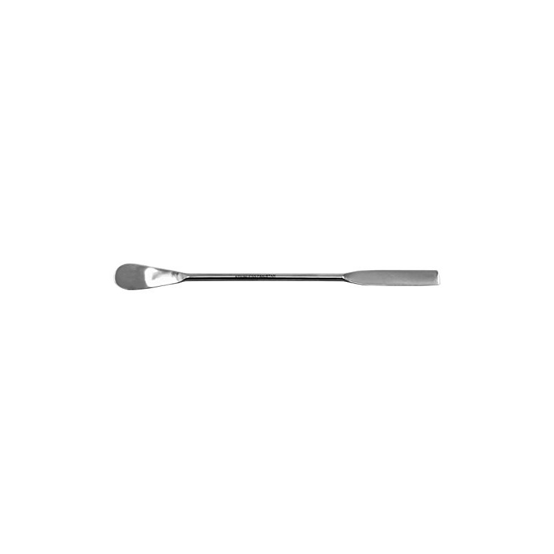 Scientific Labwares Stainless Steel Lab Spatula with Flat Square/Spoon Ends,