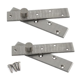 150mm Door Pivot Hinge Stainless Steel Up Down Shaft Hinge (2 Pieces)