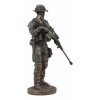 Large Modern Military Marine Sniper Soldier Statue 13"Tall Marksman Task