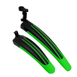 Free-fly Adjustable Road Mountain Bike Bicycle Cycling Tire Front/Rear Mud Guards Mudguard Fenders Set (Green)