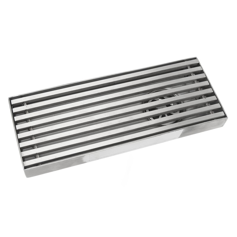 Linear Shower Drain Stainless Steel Odor Resistant Rectangular Floor Drain