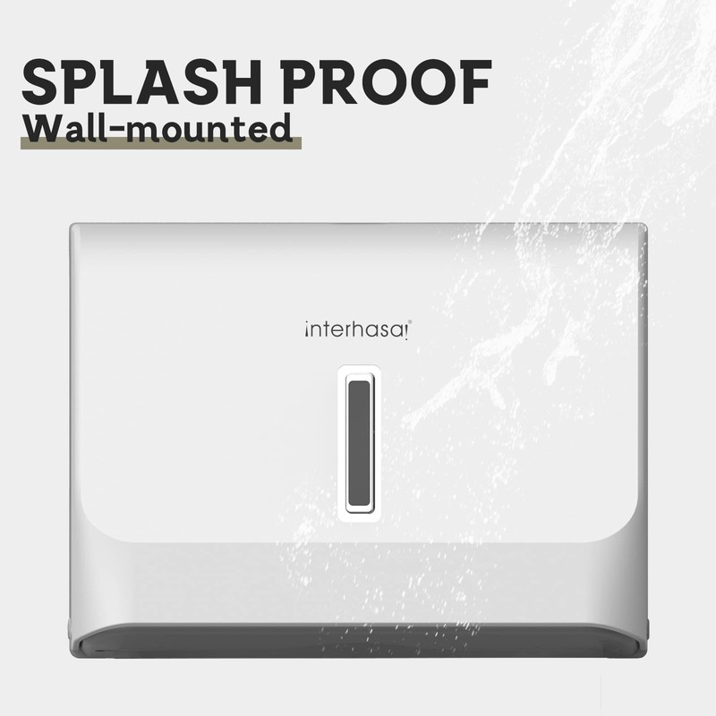 interhasa! Commercial Paper Towel Dispenser Wall Mounted C-fold Hand Towel