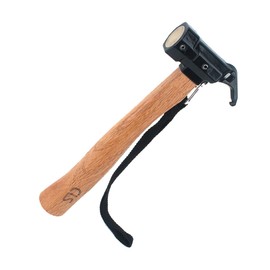 Tofficu 1pc Multi Function Hammer for Outdoor Camping Lightweight Peg Remover and Plier Tool for Hiking Fishing and Tent Setup with Handle and Quadrangle Design