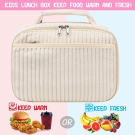 LOIDOU Lunchtasche Kinder Kühltasche Mädchen Kindertagesstätte Kindergarten Jungen Isolierte Thermische Lunch Tasche für Schule Picknick