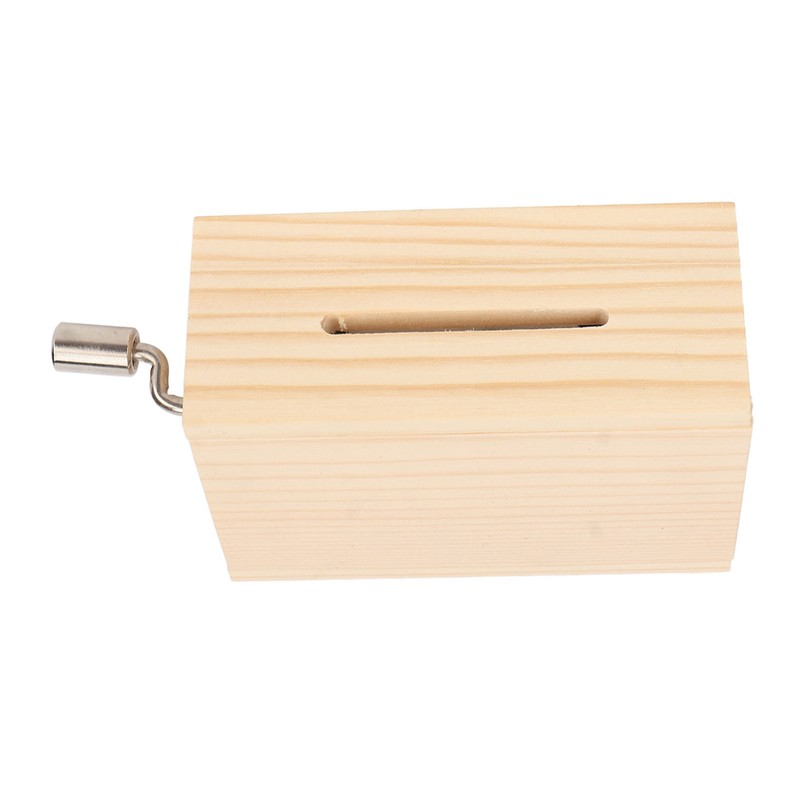 Music Box 15 Note Hand Crank Compact Retro Style Attractive