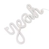 LED Neon Sign Yeah Shape Wall Decor Neon Night Light