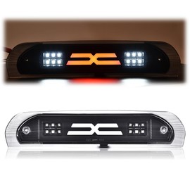 PIT66 LED 3rd Brake Light, Compatible with 02-08 Dodge Ram 1500/03-09 Dodge Ram 2500 3500 LED Third Brake Light Cargo Black Housing Clear Lens