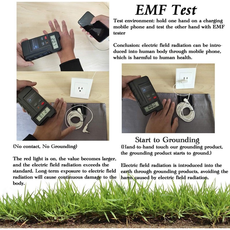 Grounding Pillowcase Silver Grounding Mat for Better Sleep Safe (2pc-20