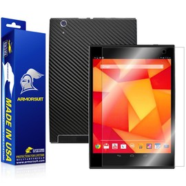 ArmorSuit MilitaryShield - Le Pan Mini 8 Tablet Screen Protector + Black Carbon Fiber Full Body Skin Protector / Front Anti-Bubble Ultra HD - Extreme Clarity & Touch Responsive Shield with Lifetime Free Replacements - Retail Packaging