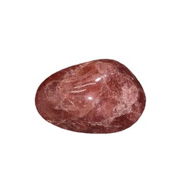 Erliway Erliway Strawberry Quartz Healing Crystal Stones, 1.25-2.0" Large Reiki Healing Gemstones Natural Tumbled Polished Stones for Energy Witchcraft Therapy Meditation