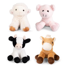 Living Nature Little Farm Animals Plush Collection