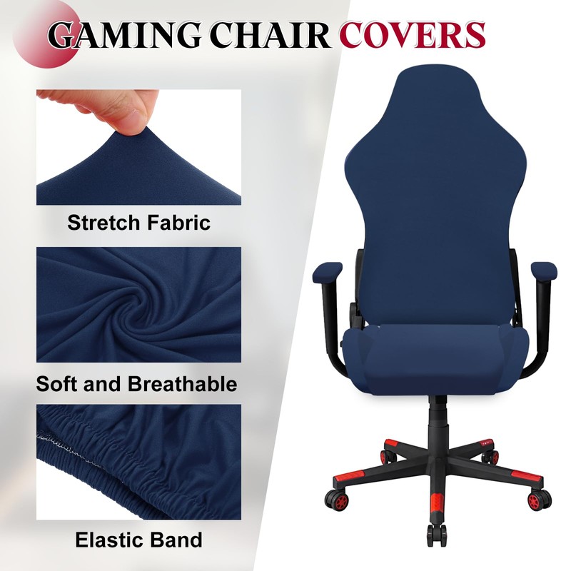 sourcing map Gaming Chair Covers, Stretchable Office Computer Chair Slipcover