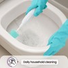 Elgood Reusable Dishwashing Cleaning Gloves with Latex free, Cotton lining,Kitchen