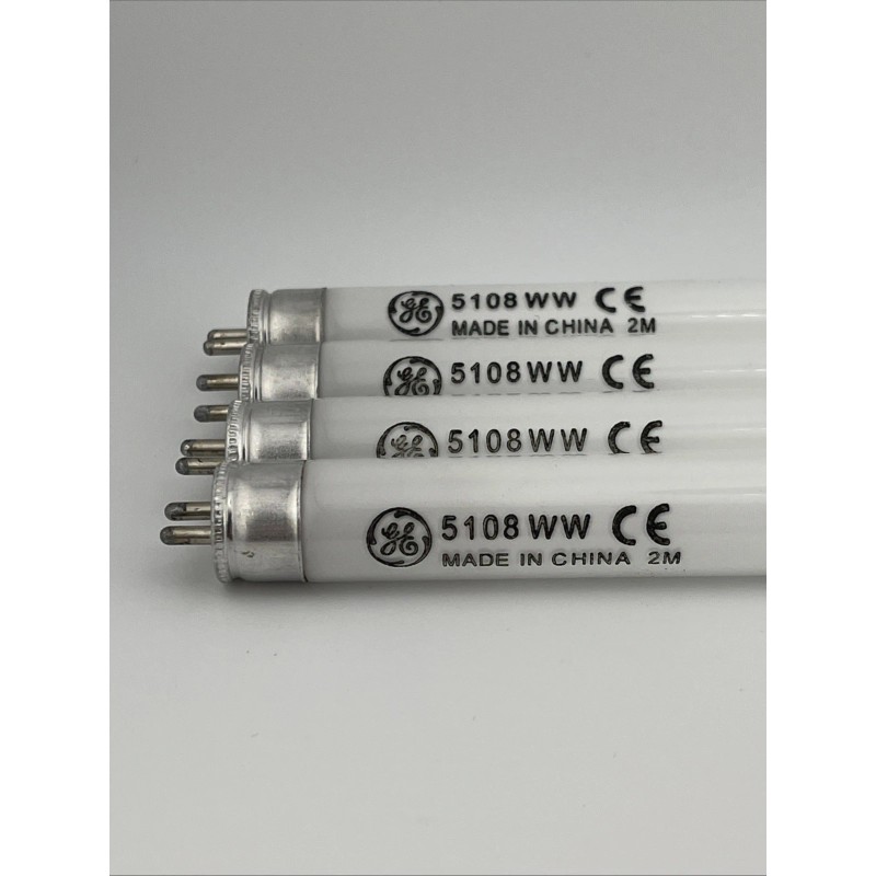 GE 4 Pack GE F8T5 WW T5 8W Warm White