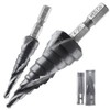 HSS-Co M35 Step Drill, Modified Version Hexagonal Drill, Set of
