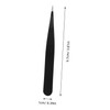 Mikinona Pointed Stainless Steel Tweezers for Nose Eyebrow and Facial