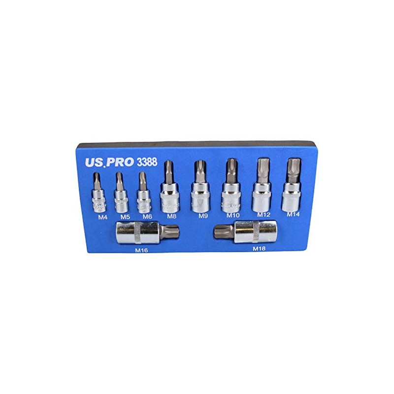 Triple Square Spline and Tamperproof Sockets 1/4" 3/8" and 1/2"
