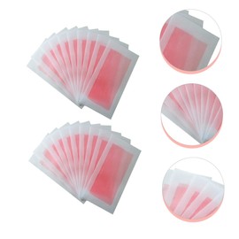 FOMIYES Hair Removal Wax Strips Kit 20pcs Disposable Strips Skin Wax Papers for Body Quick Easy to Use