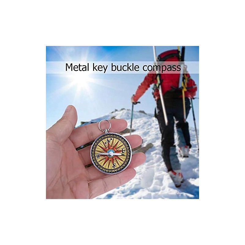 ARFUKA 2pcs Portable Compass Mini Orienteering Compass Pocket Hiking Compasses