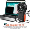 Pro Handheld Anemometer CFM Meter with Data Sync to PC,