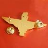 Reproduction WW2 BRITISH PARATROOPER PARACHUTE REGIMENT CAP BADGE PIN GOLDEN,