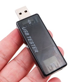 WANGCL USB Digital Power Meter Tester Voltage Tester Current Meter Capacity Tester Temperature Tester – Black