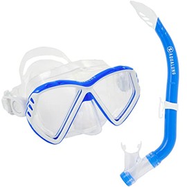 Aqualung Cub Junior Mask and Snorkel Combo - Blue/White