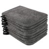 PHOGARY Pack of 10 Microfibre Body Wash Mitts, Soft Face