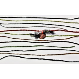 Fly Tying Chenille Earth Tones - Fine Flat Rayon Chenille for thinner Bodies! Woolly Bugger Woolies