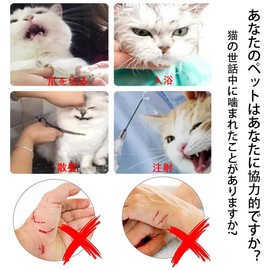 YonTens Cat Mask Blindfold Pet Face Mask with Holes Breathable Protective Mask Nail Clippers Aid Ear Cleaning Mask Anti-Bite Cats Calm Cat Feeding Bath Nail Clippers Clean Out Vaccination (Blue, S)