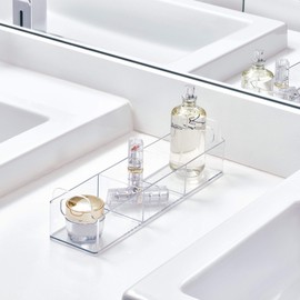 InterDesign claridad Organizador de cosméticos Bolsa para Cambiador, para Colocar Maquillaje, Transparente, Large, 1