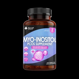 New Leaf Products Myo Inositol Capsules 120 Capsules