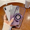 IMEIKONST Case Compatible with Redmi 13C, Gradient Glitter Ring Kickstand