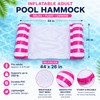 Inflatable Pool Hammock Floats for Adults – 4-in-1 Water Lounger