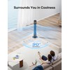PELONIS 40 inch Bladeless Tower Fan for Bedroom, Standing Fan