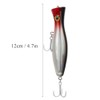 Artificial Popper Fish Lure 3D Eyes Seawater Hard Bait with