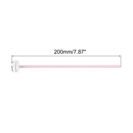 sourcing map WRP-100 Furnace Thermocouple 1600°C Platinum Rhodium S Type Temperature Sensor Probe for Muffle Furnace Oven, 8x200mm