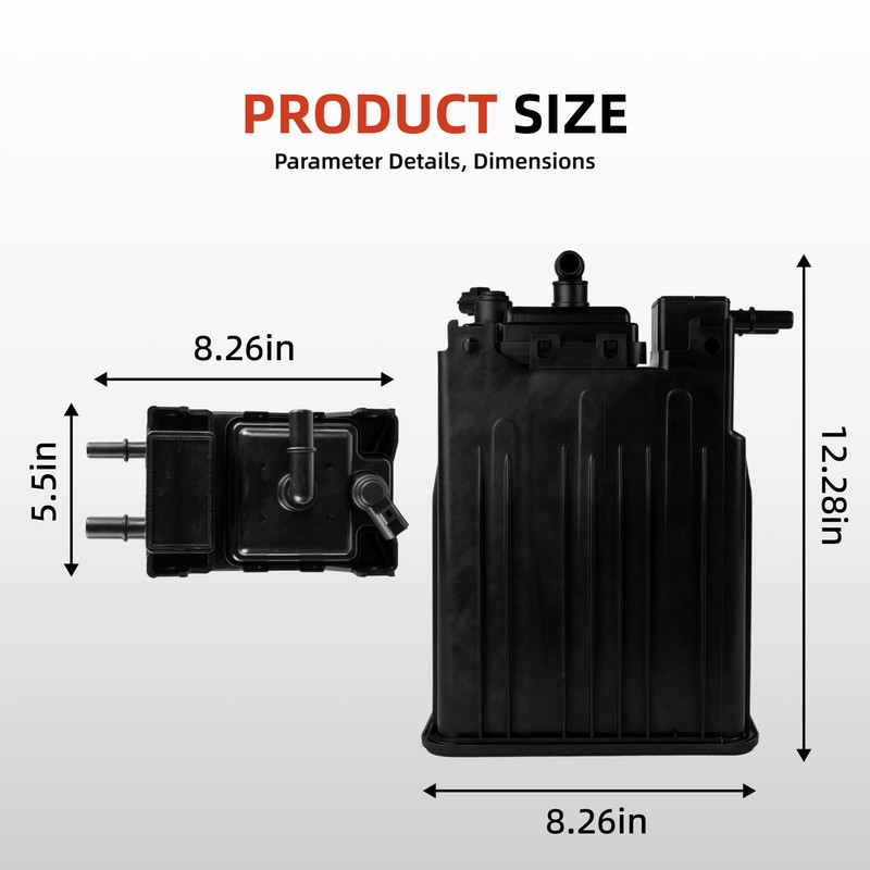 Fuel Vapor Charcoal Canister EVAP Emissions Replacement Compatible with 2007-2014