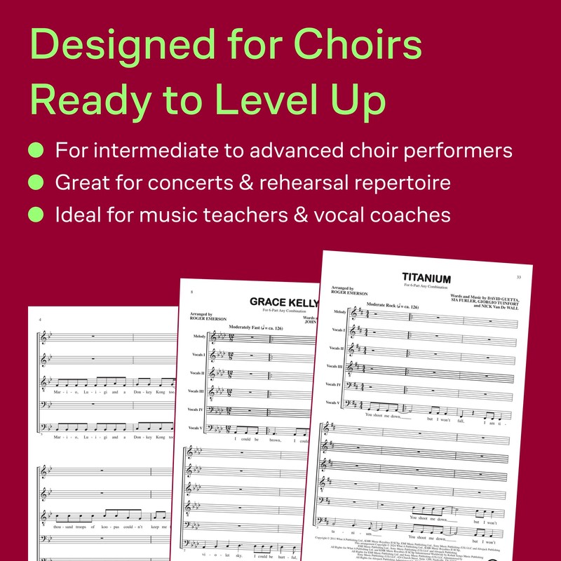 Pop Harmony Stacks for Choir
