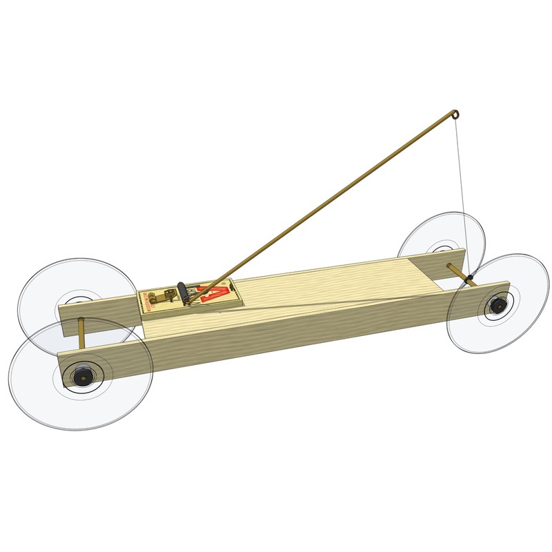 Doc Fizzix Build Your Own Mousetrap Car Kit - Great