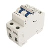 DC Circuit Breaker 2P 16A Overload Protection DIN Rail Mount