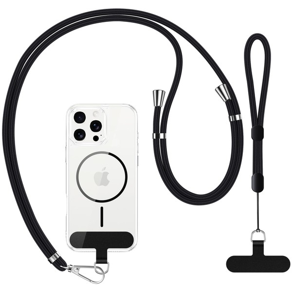 Rainway Crossbody Phone Lanyard with Patch, 1 Pcs Adjustable Phone