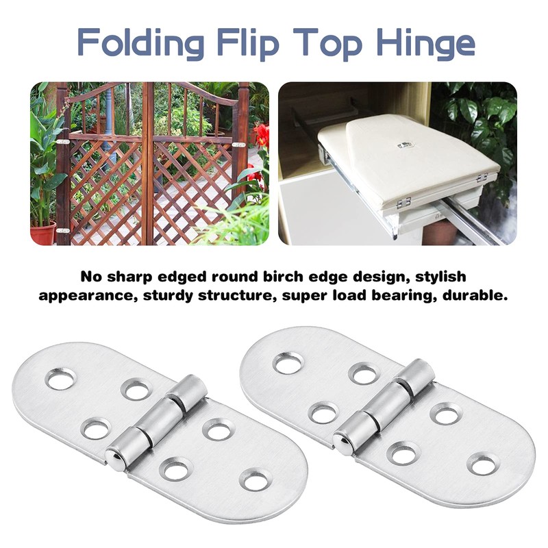 Stainless Steel Door Hinge 270 Degree Pack of 6 Door