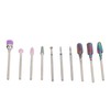 Nail Drill Bits Set Tungsten Steel Nail Art Grinding Head