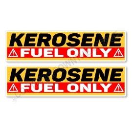OwnTheAvenue x2 Kerosene Fuel Only Gasoline Gas Truck Tank Can Diesel Vinyl Sticker Decals